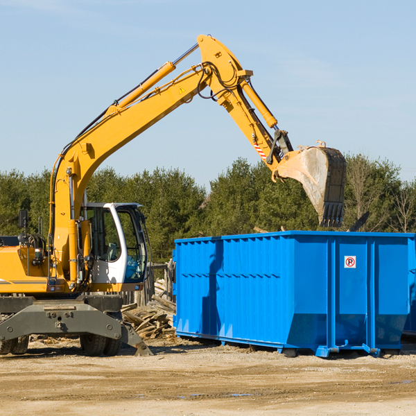 can i rent a residential dumpster for a construction project in Menard County